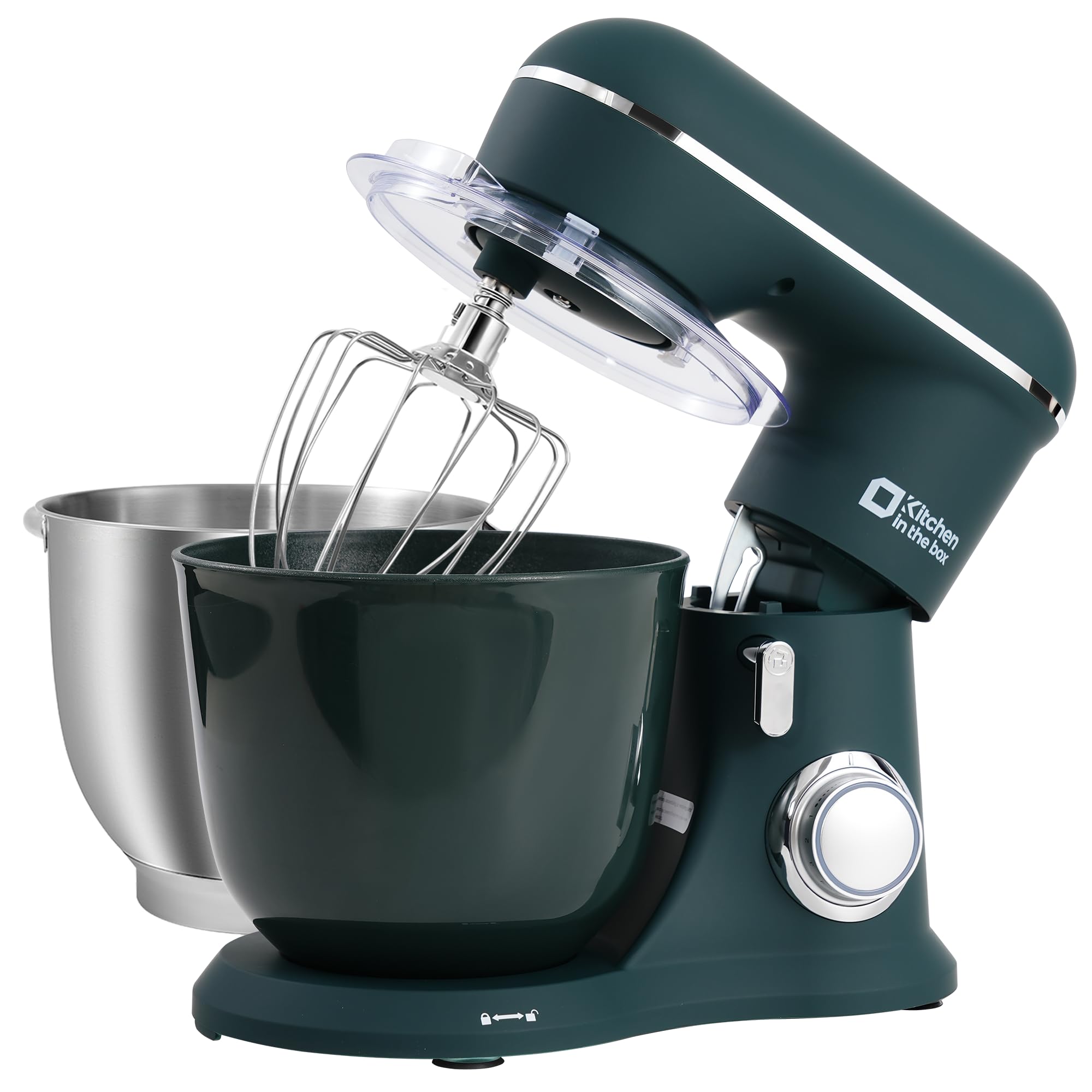 Amazon.com: Kitchen in the box Stand Mixer, 4.5QT+5QT Two bowls
